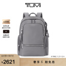 TUMI/途明【品牌甄选】Voyageur女士双肩包优雅通勤双肩包 雾霾灰/0196600FG