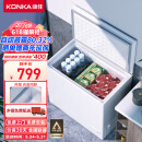 康佳（KONKA）219升家用商用冷藏冷冻转换冰柜 单温母婴母乳低霜小冷柜 一级能效节能顶开冰箱 BD/BC-219DTH