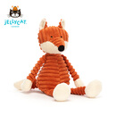 Jellycat英国Jellycat条绒小狐狸儿童可爱毛绒玩具礼物柔软玩偶 桔黄色 34cm