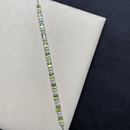 DL 1998胖东来同款坦桑石手链天l然彩宝碧玺坦桑透辉蓝月光蓝红宝石祖母 橄榄石感手链