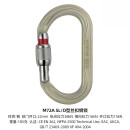攀索（PETZL）OK M33 OXAN M72绳索救援O型锁钢锁O锁登山攀岩主锁 M72A_SL丝扣钢锁银色