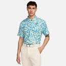 耐克（NIKE）短袖 Tour Dri-FIT 经典印花 吸湿排汗POLO衫 透气男士高尔夫T恤 浅蓝/FD5939-435 S