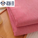 诸匠仕上海老式床单怀旧老粗布床盖单件简约吸汗透气不易起皱四季通用 千鸟格大红 2.5*2.5米床单单件(1.8米床用)