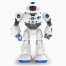 鲁咔贝卡智能遥控机器人唱歌跳舞编程早教玩具女孩男孩宝宝儿童六一礼物 【蓝色】手势感应+遥控机器人