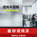 三青水性磨砂玻璃漆防透遮光防偷窥卫生间环保门窗户专用改色防水油漆 磨砂半透明（带工具） 0.4KG【约4㎡/遍】