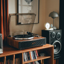 赛塔林（syitren）PARON二代 一体式黑胶唱片机复古留声机蓝牙胶片唱机客厅摆件 七夕情人节礼物 胡桃色