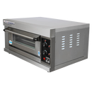 商用按键款定时定温单层烤箱玻璃一层一盘二盘电烤箱商用大型烤炉蛋糕面包披萨烘炉焗炉烤箱单层双盘烤箱 旋钮款单层烤箱 一层一盘