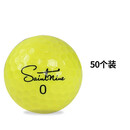 Number 高尔夫球8成二层三层四层下场球高尔夫球高尔夫场下用品 Saintnine 彩球8成新50粒 50粒