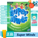 剑桥少儿英语教材Super minds英音原版进口super minds starter/1/2/3/4/5/6级别学生书+光盘+练习册 二级 学生书+盘+小程序(英音)赠纸质练习册