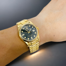 【二手99新】劳力士ROLEX 黑冰糖 烟熏绿 18K黄金镶钻自动机械表 二手奢侈品腕表 后升级表盘 36表径18038黑冰糖 单表