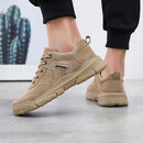 回力工装鞋男新款男鞋春秋季低帮工装靴英伦风休闲鞋WXP(WZ)-0303 卡其色 42