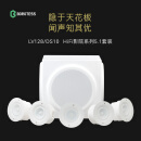 BOROTESS博特之声  吸顶隐藏家庭影院音响LV128-II吸顶嵌入音箱HiFi音响家用客厅影院音响套装背景音乐音箱 影院5.1套装 LV128音箱*5+DS10炮*1