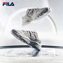 FILA斐乐女鞋跑步鞋火星二代复古老爹鞋运动鞋休闲慢跑鞋MARS Ⅱ 微白/雨雾灰-WA-F12W141116F  38