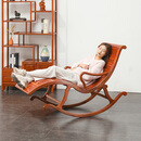 古尚古红木家具缅甸花梨（学名：大果紫檀）摇椅新中式躺椅全实木午休椅阳台懒人休闲椅逍遥椅家用 新中式逍遥椅 长168宽60高90