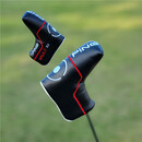 ping高尔夫铁杆组杆套 高尔夫球杆套 推杆杆头套 小鸡腿帽套保护套 黑色推杆套 磁铁闭合