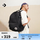 匡威（Converse）官方 Straight Edge男女休闲简约双肩包书包10021138 10021138-A01/黑色 OSFA