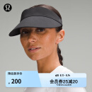 lululemon丨Fast Paced 女士前侧加高空顶遮阳帽 LW9FM9S 黑色 O/S