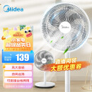 美的（Midea） 电风扇 家用风扇落地扇立式轻音节能电扇台扇迷你扇台立两用小风扇 【七叶大风量台立两用落地扇SAF30AC】 家用落地扇
