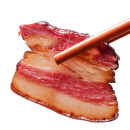 重庆特产 巴山豚腊肉柏树烟熏腊肉巫溪特产 上海地区正常发货 腊五花肉500g 农家自养猪肉 巫溪特色风味腊肉