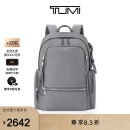 TUMI/途明【品牌甄选】Voyageur女士双肩包优雅通勤双肩包 雾霾灰/0196600FG