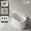 乐沐拖把池家用阳台卫生间大小号陶瓷洗拖布池墩布池阳台拖布池 05【长48X宽33X高41】
