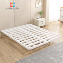 丘林瑟悬浮床简约意式极简无床头榻榻米排骨架双人主卧铁床悬空床架子 升级圆角悬浮白床 ( 加粗加厚 承 1500mm*2000mm