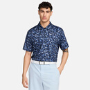 耐克（NIKE）短袖 Tour Dri-FIT 经典印花 吸湿排汗POLO衫 透气男士高尔夫T恤 蓝色/FD5939-493 S