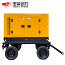 玉柴动力150KW千瓦柴油发电机组低噪音移动拖车款YC6A245L-D21