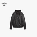 BERLUTI【25年新品】 Fly B-Way外套男士皮衣 黑色 48