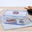 乐扣乐扣 大容量塑料保鲜盒饭盒密封便当盒餐盒厨房收纳盒冰箱冷冻盒1.4L