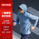 京东京造【凉感高弹 UPF200+】防晒衣原纱冰丝防晒服夹克外套男女静谧蓝 L