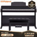 罗兰（Roland）电钢琴RP30 智能带盖88键重锤电子钢琴 专业初学者家用立式数码钢琴深棕色+木质琴架+全套礼包