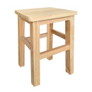 益美得 DMQ0253 实木方凳中式复古木凳 长方加粗版33.5*25*45高原木色
