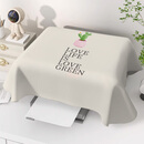 元族防灰尘遮盖布打印机防尘罩通用防尘布惠普爱普生遮盖防灰尘家用盖 小清新绿植11 85*85cm