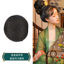 唐妮垫发古装假发后脑勺发包纯发丝古风打底软发球垫发汉服包 黑色垫发球中号