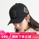 MLB帽子男女情侣刺绣硬顶棒球帽四季鸭舌帽3ACP8501N-50GOS-F/金色