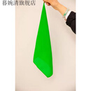 考级舞蹈丝巾纱巾表演道具胶州秧歌手帕风酥雨忆雪纺方巾跳舞手绢 绿色 48厘米*48厘米