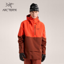 ARC'TERYX始祖鸟 SABRE RELAXED ANORAK GORE-TEX 防水 男子 滑雪夹克 Solaris/Sequoia/暖阳橙/红杉褐 M