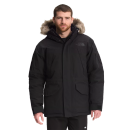北面（The North Face）男士连帽羽绒服派克大衣McMurdo Parka冬季保暖舒适600蓬男装外套 黑色Black XL