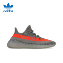 阿迪达斯三叶草Yeezy350女鞋灰橙椰子休闲鞋礼物GW1229UK5.5码38.5