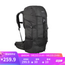 迪卡侬登山男爬山露营徒步背包女大容量旅行曜石黑_50L50升-4494178