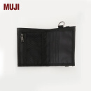 MUJI 聚酯纤维 旅游用钱包 ZF0S105 黑色 约11*9cm