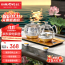 金灶（KAMJOVE） 涌泉式底部全自动上水电热水壶 玻璃烧水壶茶具套装电茶壶茶具H9 香槟金【20x37cm】 1个