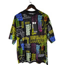 【二手99新】未使用 范思哲Versace Jeans Couture男装 黑色字母ogo短袖T恤夏 S码， 肩宽55，胸围114，衣长73