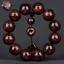 檀境 收藏级海南黄花梨紫油梨20mm男士佛珠 高油密老料水波纹海黄手串 【孤品G1311】一物一图紫油梨20mm12颗