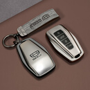 塔克尔适用于吉利钥匙套星越星瑞博越L汽车帝豪gs扣缤越缤瑞cool远景x6 D款【枪色】吉利车标编绳扣-枪灰