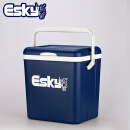 爱斯基 ESKY 26L蓝盖车载家用外卖保温箱冷藏箱 便携户外小冰箱保鲜箱 钓鱼专用箱 附8冰袋