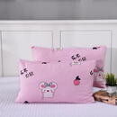 枕芯带枕套枕头单人学生宿舍简约可爱家用双人午睡小枕头 粉乐不思鼠1枕芯加1枕套