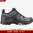 萨洛蒙（Salomon）X ULTRA 4 GTX 男款 户外运动防水透气舒适快速系带登山徒步鞋 黑灰 L41385100 标准44/US10