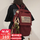 爱情海双肩包书包女大容量小学生初中生高中生背包大学生15.6吋电脑包护背减负轻便4-6年级旅行包女生闺蜜生日礼物送女友老婆女朋友实用走心